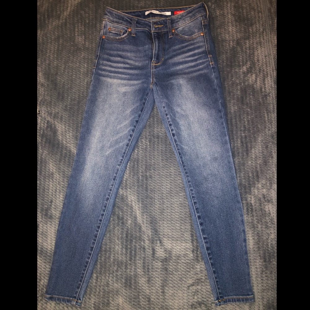 Skinny Denim Blue Jeans